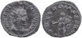 Roman coin of Gallienus billon antoninianus