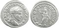 Roman Empire - Emperor Caracalla AR silver denarius.