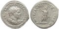 Roman coin of Caracalla AR silver antoninianus -  PM TR P XVIII COS IIII PP