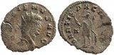 Roman coin of Gallienus Ae silvered antoninianus - MARTI PACIFERO - RIC 236