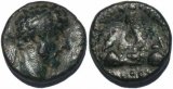 Roman coin of Marcus Aurelius, Caesarea, Cappadocia 161-180AD Syd 337,8
