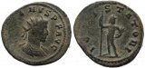 Roman coin of Gallienus Antoninianus - IOVI STATORI - strike failure