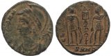 Roman coin of Constantinopolis Commemorative - GLORIA EXERCITVS- Nicomedia