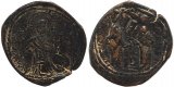 Byzantine coin of Constantine X Ducas AE Follis - Constantinople