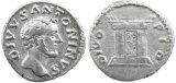 Roman coin of Antoninus Pius AR denarius - DIVO PIO