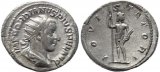 Roman coin of Gordian III 238-244AD silver antoninianus - IOVI STATORI
