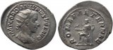 Roman coin of Gordian III 238-244AD silver antoninianus - ROMAE AETERNAE
