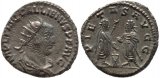 Roman coin of Gallienus silver antoninianus - PIETAS AVGG