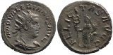 Roman coin of Valerian I silver antoninianus - FELICITAS AVGG