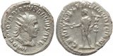 Roman coin of Trajan Decius AR silver antoninianus - GENIVS EXERC ILLVRICIANI