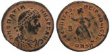 Roman coin of Gratian - SECVRITAS REIPVBLICAE - Constantinople