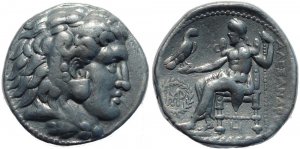 Alexander III Tetradrachm struck by Seleukos I 311-300BC Babylon Mint