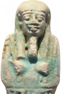 Beautiful Ancient Egyptian Faience Ushabti - Late Period 27th Dynasty - Perfect!!!