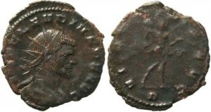Roman coin of Claudius II Antoninianus - Mediolanum Mint - VIRTVS AVG