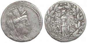 Ancient Phoenician AR silver tetradrachm of Arados - Tyche