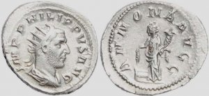 Philip I silver antoninianus - ANNONA AVGG - Rome Mint