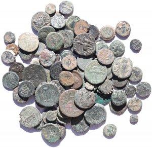 92 Ancient Greek coins 5-25mm