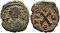Byzantine coin of Tiberius II Constantine - AE Decanummium, 578-582 AD - Antioch - SB 457, MIB 59