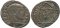 Silvered Ancient Roman coin of Maxentius - CONSERV VRB SVAE - Rome