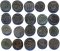 20 High Grade Semi Cleaned Ancient Roman coins