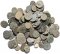 105 Ancient Uncleaned Roman coins 11-25mm