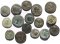 16 Ancient Uncleaned Roman Provincial coins 16-23mm