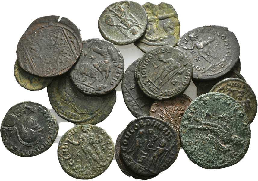 19 Ancient Roman coins with a stray Islamic coin or two – Cerberus ...