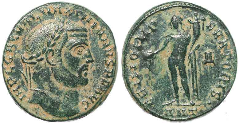 Roman coin of Galerius - GENIO IMPERATORIS - Antioch – Cerberus Ancient ...