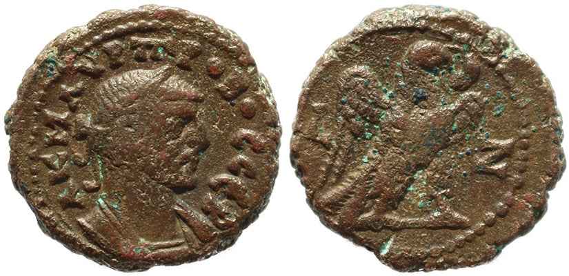 Roman coin of Probus AE Tetradrachm - Alexandria, Egypt – Cerberus ...