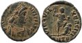 Roman coin of Theodosius I - VIRTVS EXERCITI - Antioch Mint