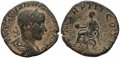Roman coin of Gordian III - P M TR P III COS P P - Sestertius