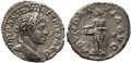 Roman coin of Emperor Elagabalus - ABVNDANTIA AVG