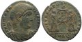 Roman coin of Magnentius AE Centenionalis - VICTORIAE DD NN AVG ET CAES - VOT V MVLT X - Scarce