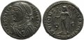 Silvered Ancient Roman coin of Constantine I - IOVI CONSERVATORI AVGG - Cyzicus