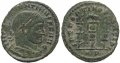 Roman coin of Constantine I - SPQR OPTIMO PRINCIPI - Rome Mint