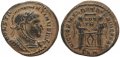 Roman coin of Constantine I - VICTORIAE LAETAE PRINC PERP - London