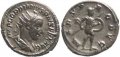 Roman coin of Gordian III 238-244AD Antoninianus - Mars advancing