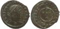 Roman coin of Constantine II - CAESARVM NOSTRORVM - Treveri