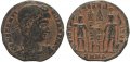 Roman coin of Constantine I - GLORIA EXERCITVS - Nicomedia