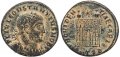 Roman coin of Constantius II - PROVIDENTIAE CAESS - Thessalonica