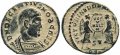 Roman coin of Decentius AE Centenionalis - VICTORIAE DD NN AVG ET CAE
