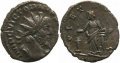 Roman coin of Victorinus 268-270AD antoninianus -  PIETAS AVG