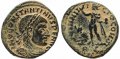 Roman coin of Constantine I - SOLI INVICTO COMITI - Rome - Captive