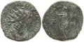 Roman coin of Victorinus AE Antoninianus - PAX AVG