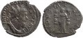 Roman coin of Postumus silvered antoninianus - FIDES MILITVM