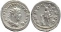 Roman coin of Philip I AR silver antoninianus - ANNONA AVGG