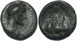 Roman coin of Antoninus Pius, Caesarea, Cappadocia 138-161AD L I 1708