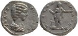 Julia Domna AR silver denarius - PIETAS PVBLICA