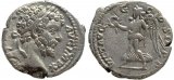 Septimius Severus AR silver denarius - VICT AVGG COS II PP