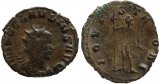 Roman coin of Claudius II silvered antoninianus - IOVI STATORI